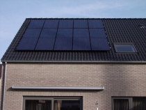 Zwarte zonnepanelen